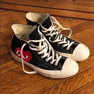 Comme des Garçons x Converse Black Hightop